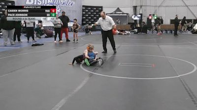 40 lbs Round 4 (6 Team) - Caiden Morris, Team PA/USA vs Pace Johnson, Diamond State Inferno