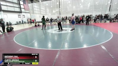 288 lbs Quarterfinal - Curtis Arnold, Prince George Youth Wrestling vs Anthony Cali, Shenandoah Valley WC