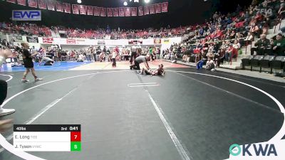 40 lbs Quarterfinal - John Budzinski, Grove Takedown Club vs Genesis Byrne, Miami