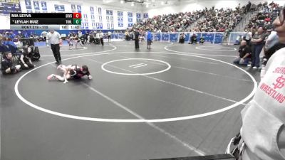 110 lbs Champ. Round 2 - Mia Leyva, Sierra Vista vs Leylah Ruiz, Trabuco Hills
