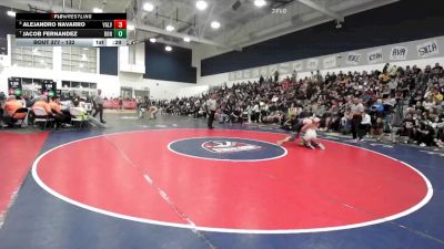 132 lbs 5th Place Match - Jacob Fernandez, Bonita vs Alejandro Navarro, Valencia/Valencia