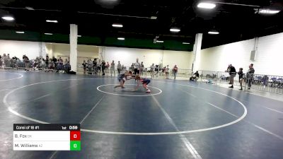 80 lbs Consi Of 16 #1 - Baze Fox, OK vs Miller Williams, AZ