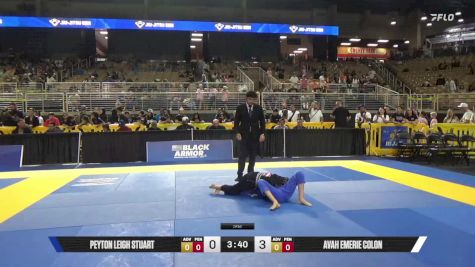 Avah Emerie Colon vs Peyton Leigh Stuart 2025 Pan Kids Jiu-Jitsu IBJJF Championship
