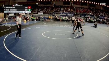 D 1 175 lbs Champ. Round 1 - Evan Gourges, Dutchtown vs Ian Locklar, Catholic - B.R.