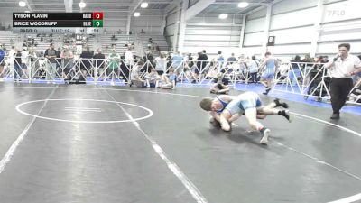 132 lbs Rr Rnd 3 - Tyson Flavin, Rabbit Wrestling Club - HSB vs Brice Woodruff, BlueWave - HSB