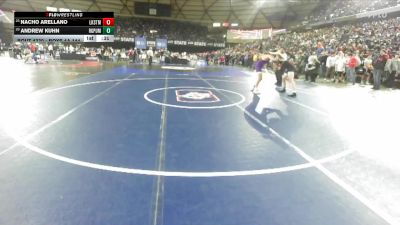 Boys 4A 144 lbs Cons. Round 1 - Andrew Kuhn, Rogers (Puyallup) vs Nacho Arellano, Lake Stevens