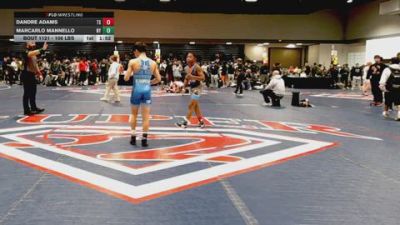106 lbs Round Of 32 - Dandre Adams, TX vs Marcarlo Mannello, NY