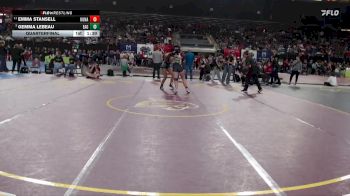 140 lbs Quarterfinal - Gemma Lebeau, Eagle vs Emma Stansell, Kuna