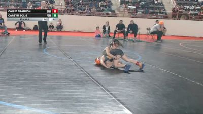 51_G lbs Final - Callie Brannon, Danville vs Carsyn Solis, Penn Delco
