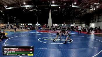 65 lbs Round 4 (6 Team) - Ronan Smith, RAW vs Griffin Coleman, BELIEVE TO ACHIEVE WRESTLING CLUB