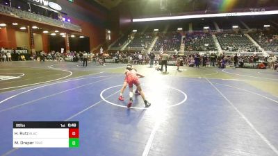 98 lbs Consolation - Hazen Rutz, Black Hills Academy vs Mason Draper, Touch Of Gold