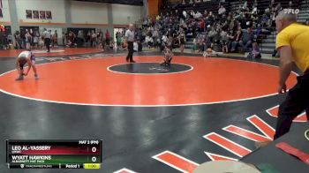 N-3 lbs Quarterfinal - Wyatt Hawkins, Alburnett Mat Pack vs Leo Al-yassery, LMWC