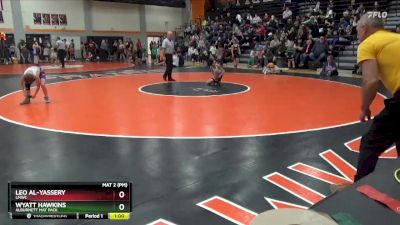 N-3 lbs Quarterfinal - Wyatt Hawkins, Alburnett Mat Pack vs Leo Al-yassery, LMWC