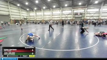 100 lbs Quarterfinal - Evan Centeno, Ben Lomond vs Kirk Nielsen, Box Elder Stingers