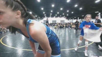 110 lbs Semifinal - Holly Eason, Daughters Of Zion - GK12E vs Aliyah Thomas, Emprye Wrestling - GK12E