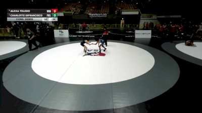 75 lbs Cons. Semis - Charlotte DiFrancisco, Poway Elite vs Alexa Toledo, Wright Wrestling Academy