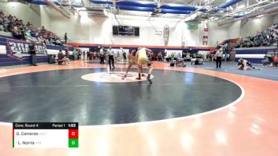 150 lbs Cons. Round 4 - Logan Norris, Herscher vs DeAndre Cameron, Springfield (Southeast)