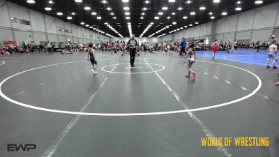 43 lbs Semifinal - Faith Lopez, POWA 9U vs Isaac Estrada, Roundtree 9U