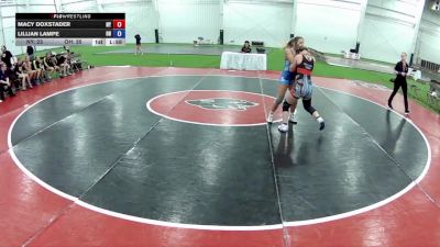 135 lbs Macy Doxstader, New York vs Lillian Lampe, Ohio