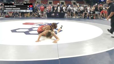 113 lbs Champ. Rd Of 128 - Julian DeLuna, Indiana vs Bennett Wachter, Ohio