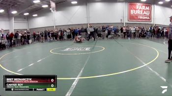 88 lbs Quarterfinal - Bret Bednarczyk, Hanover Hawkeye Youth Wrestlin vs Carter Roy, Virginia Team Predators