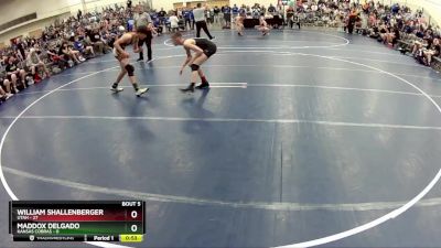 110 lbs Round 2 (6 Team) - William Shallenberger, Utah vs Maddox Delgado, Kansas Cobras