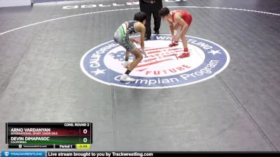 113 lbs Cons. Round 2 - Devin Dimapasoc, California vs Arno Vardanyan, International Sport Union (ISU)