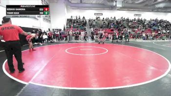 165 lbs Cons. Round 2 - Ezekio Samora, Central-GJ vs Tiger Man, Fossil Ridge