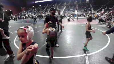 54 lbs Quarterfinal - Jaxson Staples, Pueblo County WC vs Jagger Barton, Riverton USAW