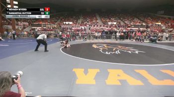 105 lbs Cons. Round 1 - Nevaeh Myers, Burlington HS vs Samantha Hutton, Perry-Lecompton HS