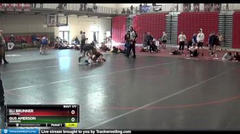 145 lbs Semifinal - Gus Amerson, Newberg vs Eli Brunner, Century
