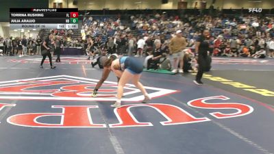 160 lbs Round Of 16 - TorRina Rushing, FL vs Julia Araujo, ND