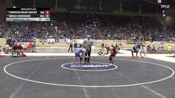 120 lbs Champ. Round 2 - Christian Delos Santos, John Hardin vs Emilio Rodriguez, Covington Catholic