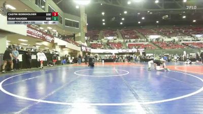 170 lbs Cons. Semi - Isiah Haugen, Coyote Wrestling Club vs Castin Borkholder, Rocky Mountain Wrestling Acade
