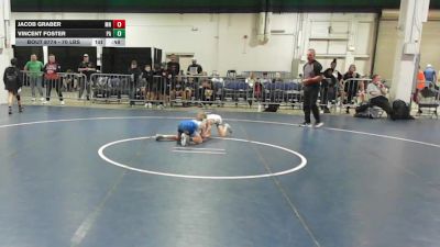 70 lbs 5th Place - Jacob Graber, MN vs Vincent Foster, PA
