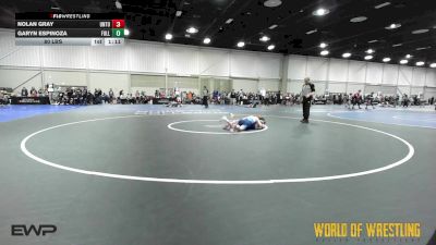 80 lbs 5th Place - Nolan Gray, Untouchables 14U Black vs Garyn Espinoza, Full Circle 14U