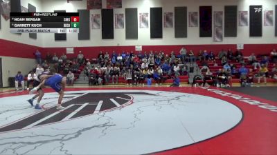 132 lbs 3rd Place Match - Garrett Kuch, Benton Community vs Noah Bergan, Crestwood, Cresco