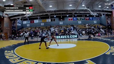 165 lbs Cons. Round 2 - Christian Arrington, Belmont Abbey vs Nick Humphrys, Newberry