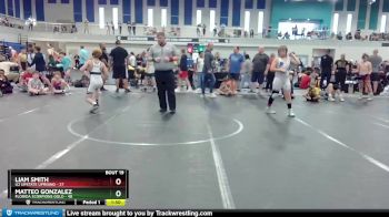 130 lbs Round 5 (8 Team) - Matteo Gonzalez, Florida Scorpions Gold vs Liam Smith, U2 Upstate Uprising