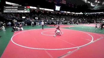 108 lbs Cons. Round 4 - Landon Williams, BEA2 vs Jackson Snyder, CPWA