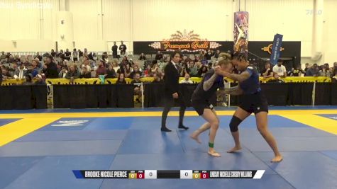 Lindsay Michelle Crosby Williams vs Brooke Nicole Pierce 2024 World IBJJF Jiu-Jitsu No-Gi Championship