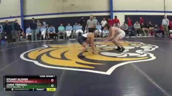 141 lbs Quarters & Wb (16 Team) - Chris Tringali, Roger Williams vs Stuart Glover, Bridgewater State University