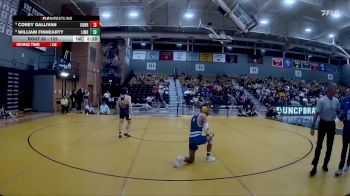 125 lbs Quarterfinal - William Finnearty, Limestone vs Corey Gallivan, Coker