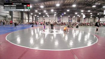 114 lbs Rr Rnd 1 - Isabella Yodice, OBWC Scarlet vs ARIAHNA MOORE, PA Legends