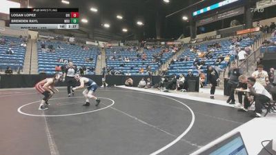 133 lbs Quarterfinal - Logan Lopez, Grand View (Iowa) vs Brenden Rayl, Missouri Baptist University