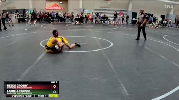 90 lbs 5th Place Match - Neeko Crosby, Baltimore Wrestling Club vs Larrell Crosby, Baltimore Wrestling Club