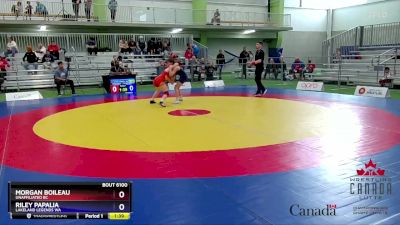 49kg Round 1 - Morgan Boileau, Unaffiliated BC vs Riley Papalia, Lakeland Legends WA