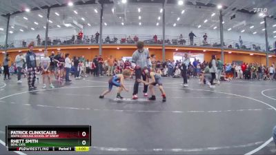 50 lbs Cons. Semi - Patrick Clinkscales, South Carolina School Of Wrest vs Rhett Smith, Devil Cats