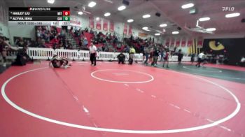 140 lbs Cons. Round 6 - Alyvia Jeha, Canyon vs Hailey Liu, Northgate