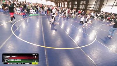 85 lbs Semifinal - Wylee Ferguson, JWC vs Kysen Lance, Uintah